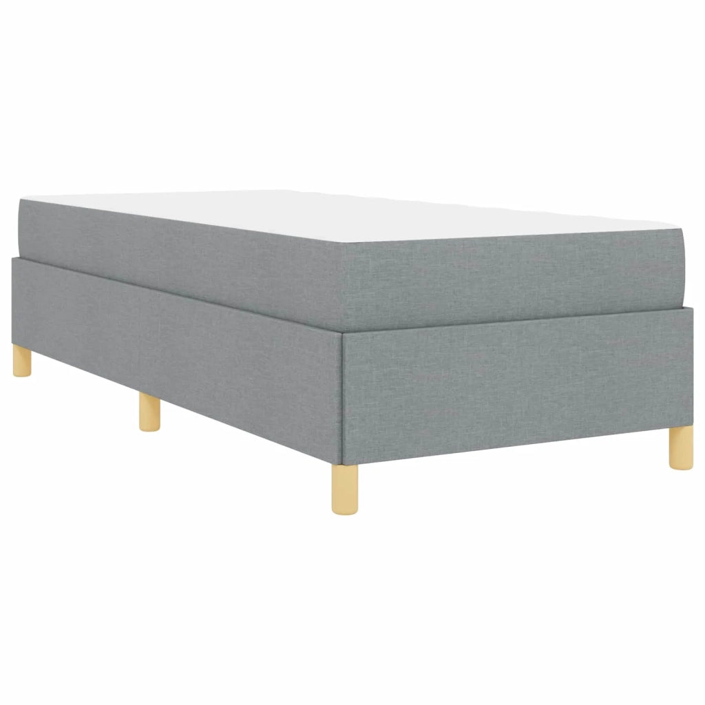 Struttura del letto-Giroletto Grigio chiaro 80 x 200 cm Tessuto 665465
