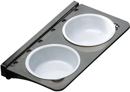 Acquario per rettili con forte aspirazione - Bacino alimentare magnetico - Adatto per lucertola/testuggine - Facile da installare - Per vasche fino a 4 mm di spessore - Progettazione spaziale - Bacino alimentare