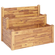 Fioriera da Giardino a 2 Livelli 110x75x84cm Massello di Acacia 46582