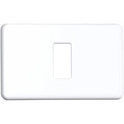 BL COPRINTERRUTTORE PLASTICA 1P BIANCO 2 PZ*- MINUMET- 6,0 blister