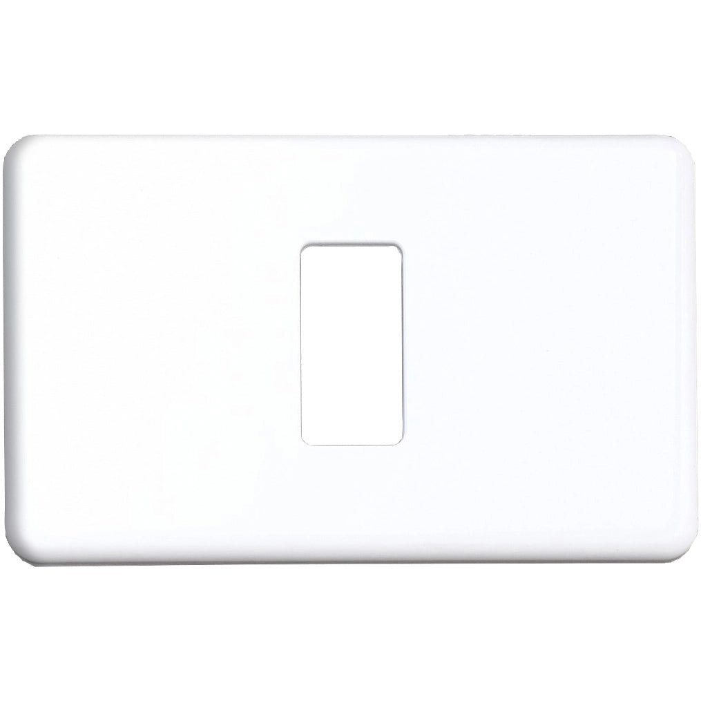 BL COPRINTERRUTTORE PLASTICA 1P BIANCO 2 PZ*- MINUMET- 6,0 blister