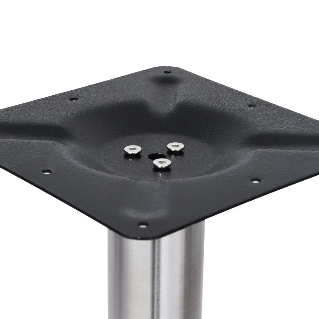 Gamba per Tavolino da Bar Argento Ø45x107 cm in Acciaio Inox 325440