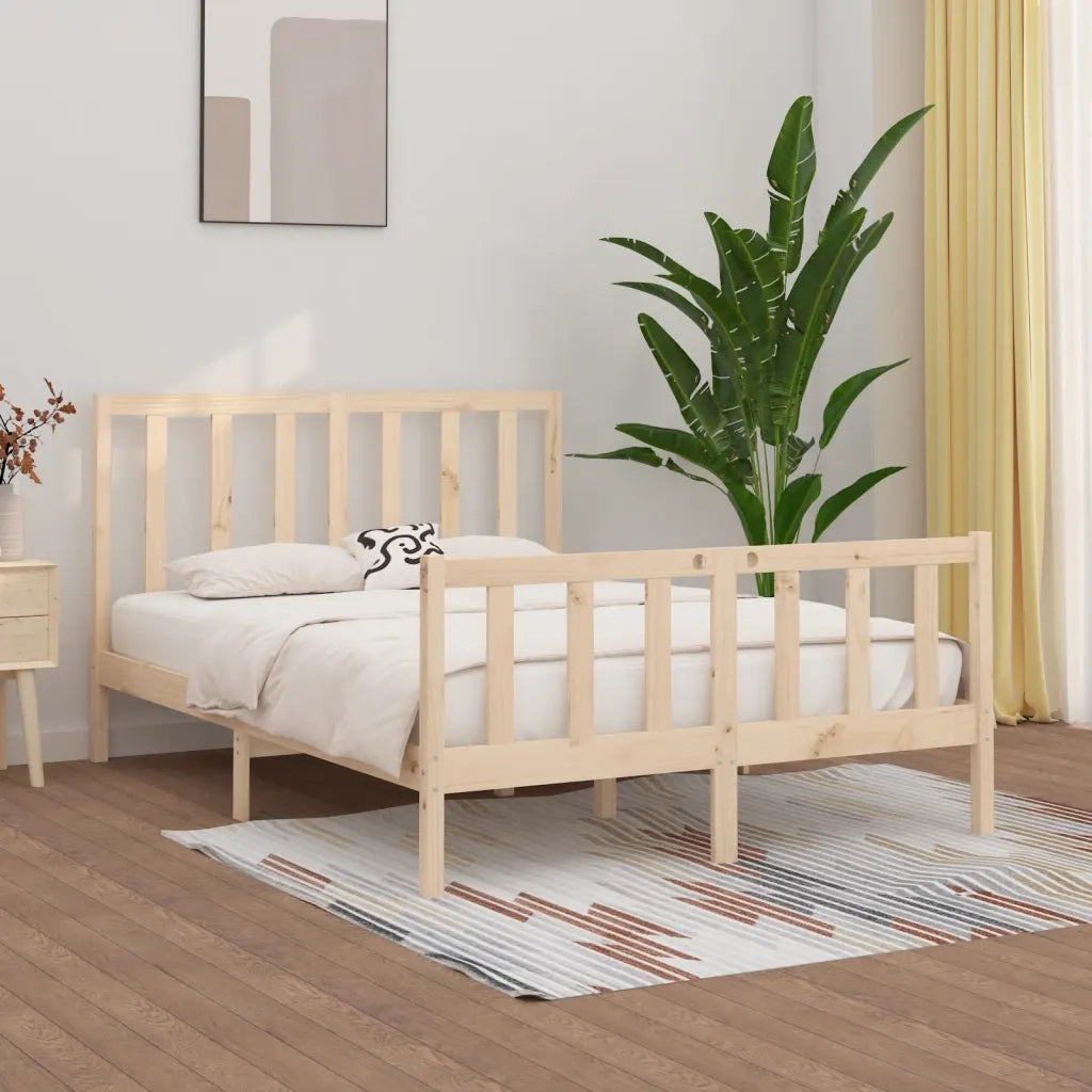 Giroletto-Struttura Letto in Legno Massello 120x200 cm 149187