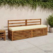 Cuscino per panchina SOEST 100% Poliestere Crema 949984