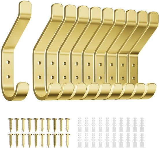 Set di 10 Cancelli per Porte in Oro con Stile per Vari Diverse Ambienti