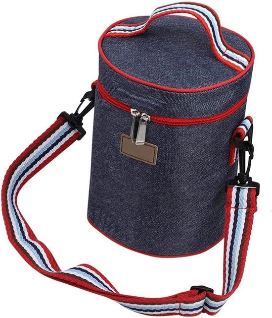 Tasca termica per picnic - Tasca impermeabile per picnic - Isolante termico - 17x23cm - Cibo per viaggio - Camping