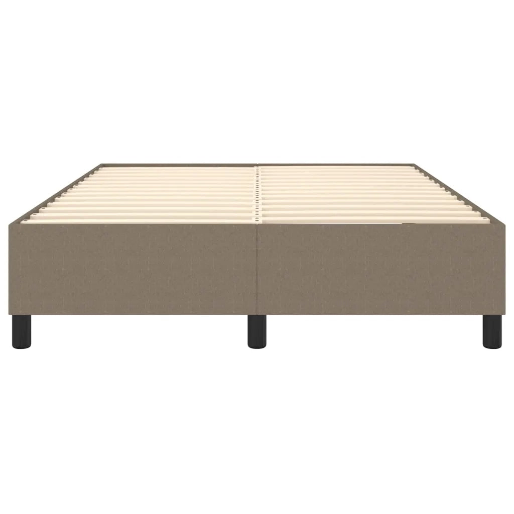 Struttura Letto a Rete a Molle Tortora 140x200 cm in Tessuto 3120866