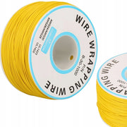 Cavo Kynar AWG 0.25mm Giallo 200m – Alta Qualità e Durata | Ø 0,6 mm, 300V, -60°C a 200°C