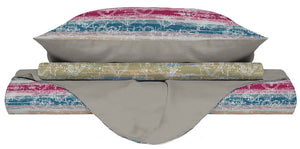 Copripiumino Singolo con Federe Stampato Love Lines