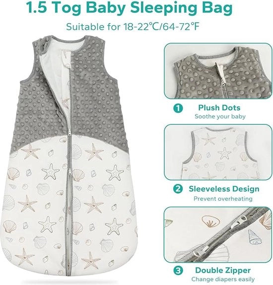 Mousseline inbakerdeken 100% cotone per bambini unisex 6-12 mesi