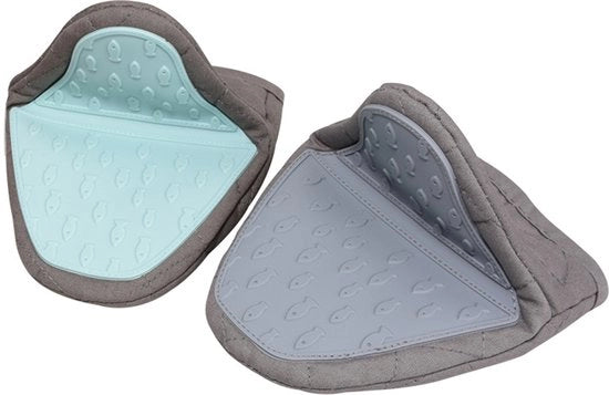 Ottone antiaderente, siliconico, antiscivolo, termoresistente, con cerniera di sostegno, Adatto per forno a microonde e forno, cottura e cottura, contenitore siliconico per pentole da cucina