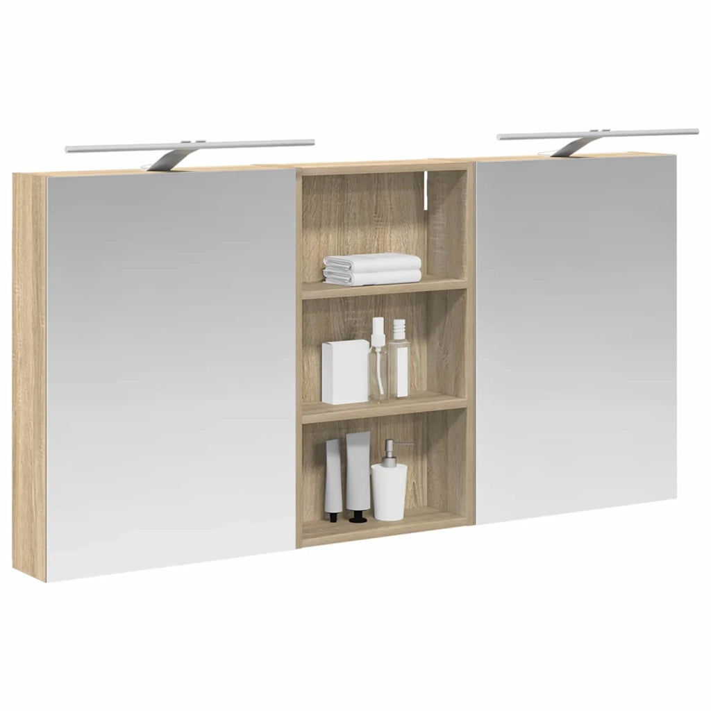 Set di Armadi da Bagno con lo scaffale 3 pcs 140 x 14,5 x 70 cm 3403786