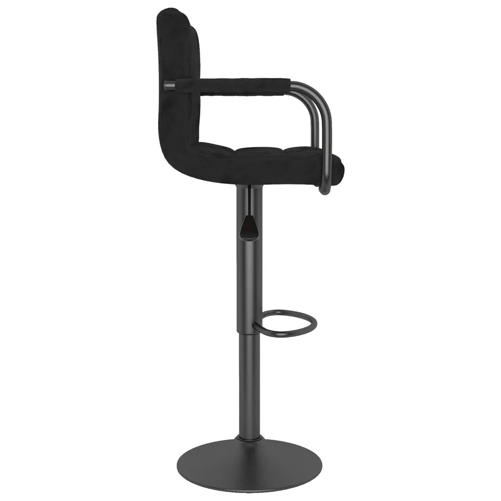 Sgabello da Bar Nero in Velluto cod mxl 57923