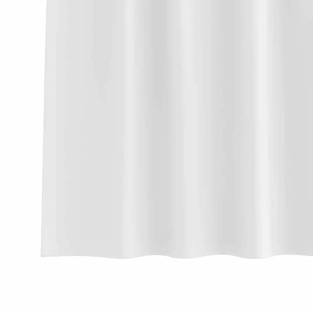 Tende Oscuranti | Tende Blackout con Anelli 2 pz Bianco Puro 175 x 140 cm
