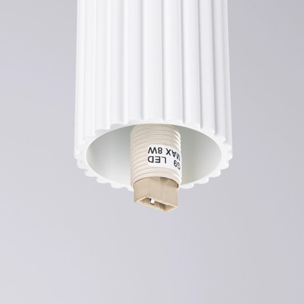 Spot soffitto Pure Lume SFERA bianco sfera vetro IP44 G9 8W