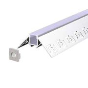 CANALINA PER STRIP LED '5165' 12x22 mm  - Barra 2 mt