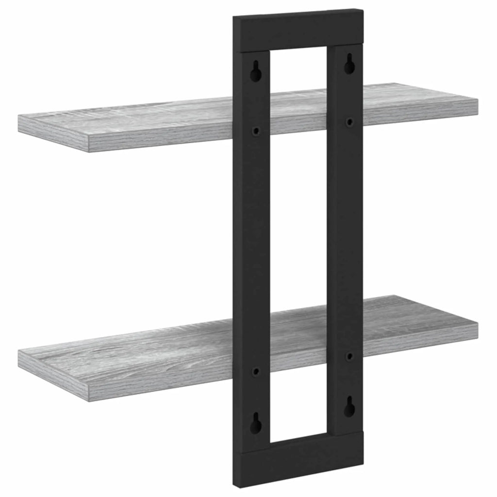 Scaffali flottanti Sonoma grigio 40 x 15 x 40 cm 8012417