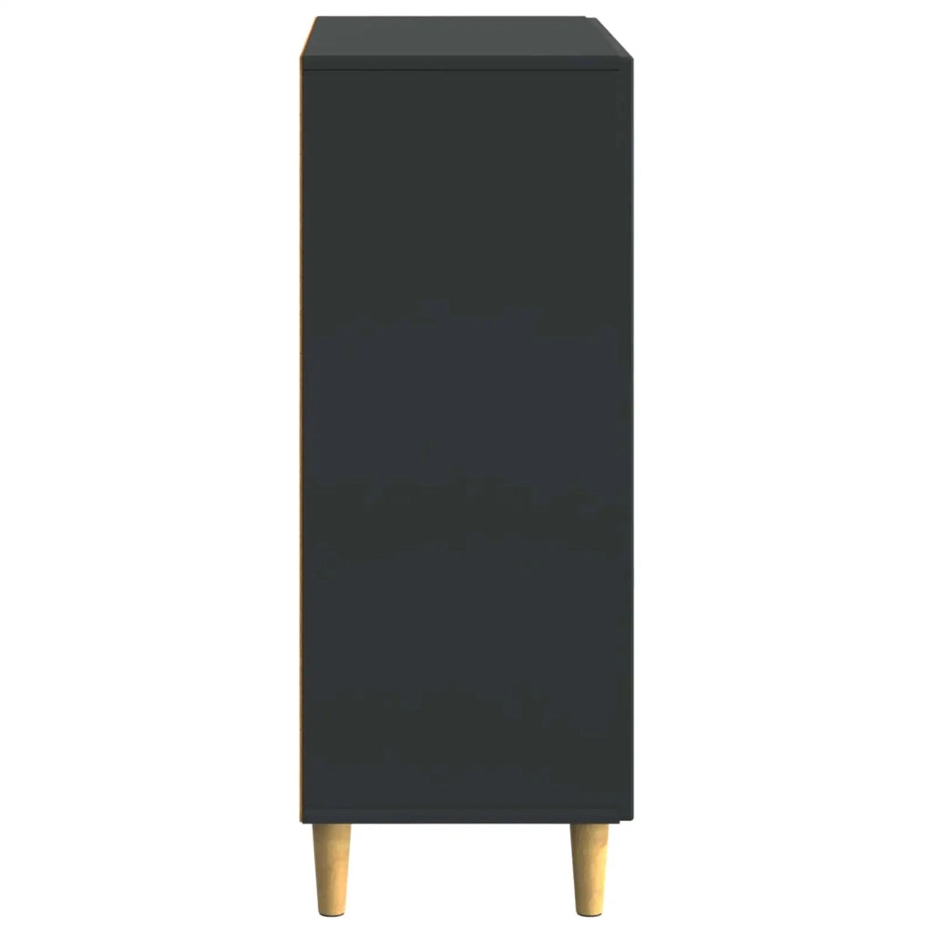 Credenza Nero 66 x 34,5 x 90 cm Legno ingegnerizzato 894626