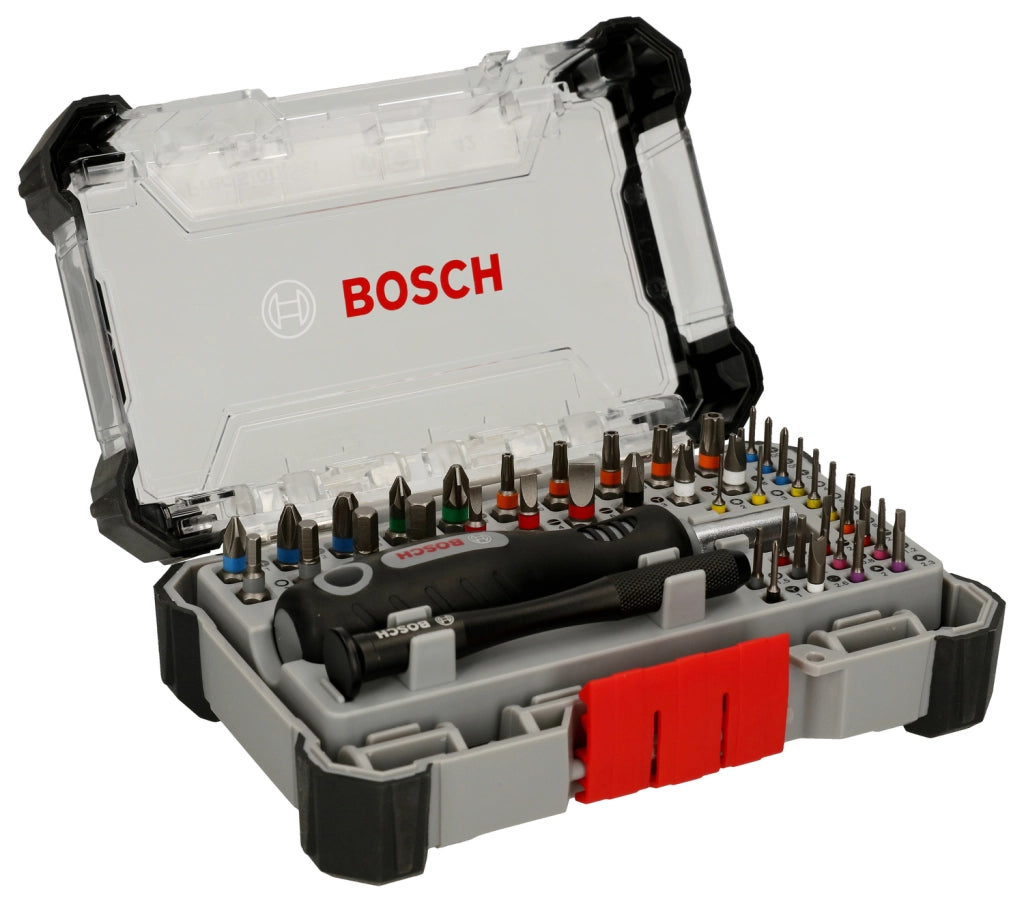 SET DI 42 INSERTI E CACCIAVITE CON ATTACCO DA 1/4" BOSCH 2607002836