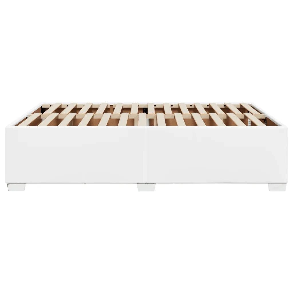 Giroletto-Struttura Letto Bianco 160x200 cm in Similpelle 448257