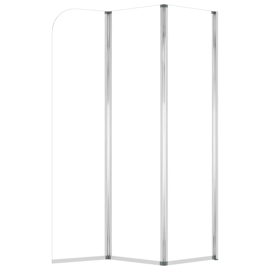 Cabine da Bagno 2 pz 104x130 cm in Vetro Temperato Trasparente cod mxl 40544