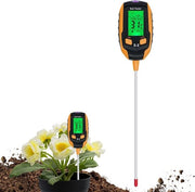 Misuratore di Condizioni di Cultivo 5 in 1 - Termometro per Terreno per pH, Temperatura, Umidità e Luce - Ideale per Giardinaggio e Piante da Esterno