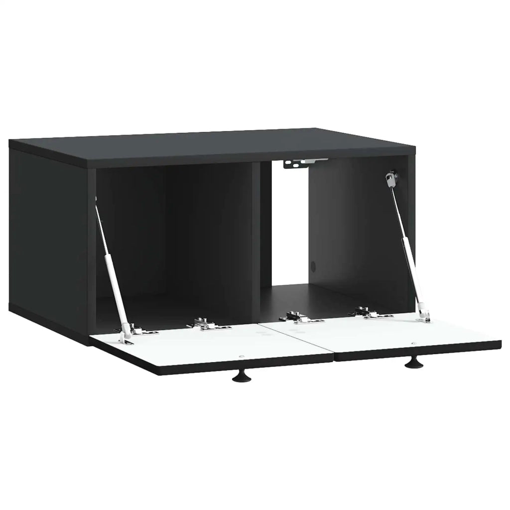 Mobile Porta TV da Muro Nero 59,5 x 41 x 30 cm