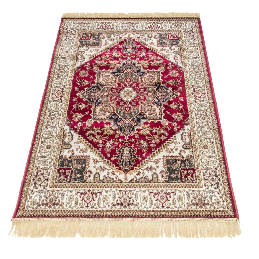 Tappeto RUBINE 304 Heriz VERDE cm.250x480 disegno classico persiano stile orientale tradizionale. Tappeto salotto, soggiorno, camera da letto, ingresso, corridoio.