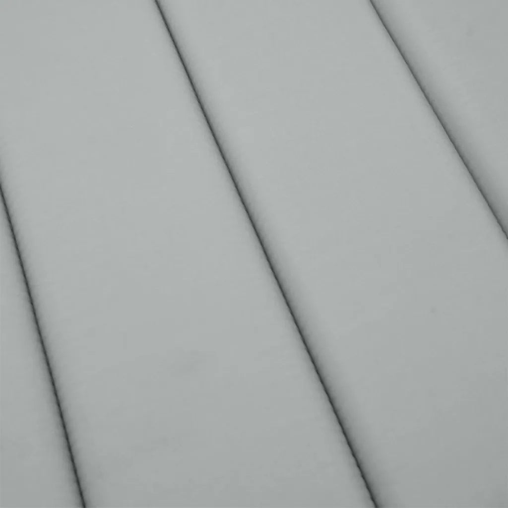 Cuscino per Lettino Prendisole Grigio Chiaro MÃ©lange 200x60x4cm