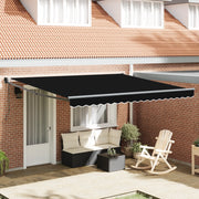 Tenda Retrattile Automatica  Nera 400x300 cm