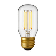 Lampadina filamento trasparente tubolare E27 — 4x11 cm