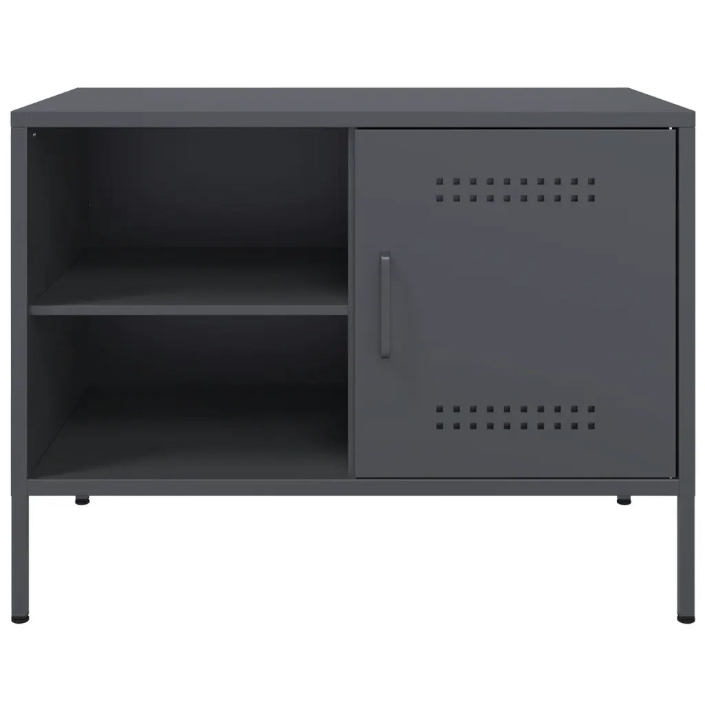 Mobile TV | Armadietto TV | Mobile Porta TV Antracite 68x39x50,5 cm in Acciaio