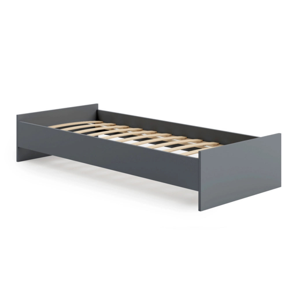 Letto singolo KARO 190x90 grigio per ragazzi