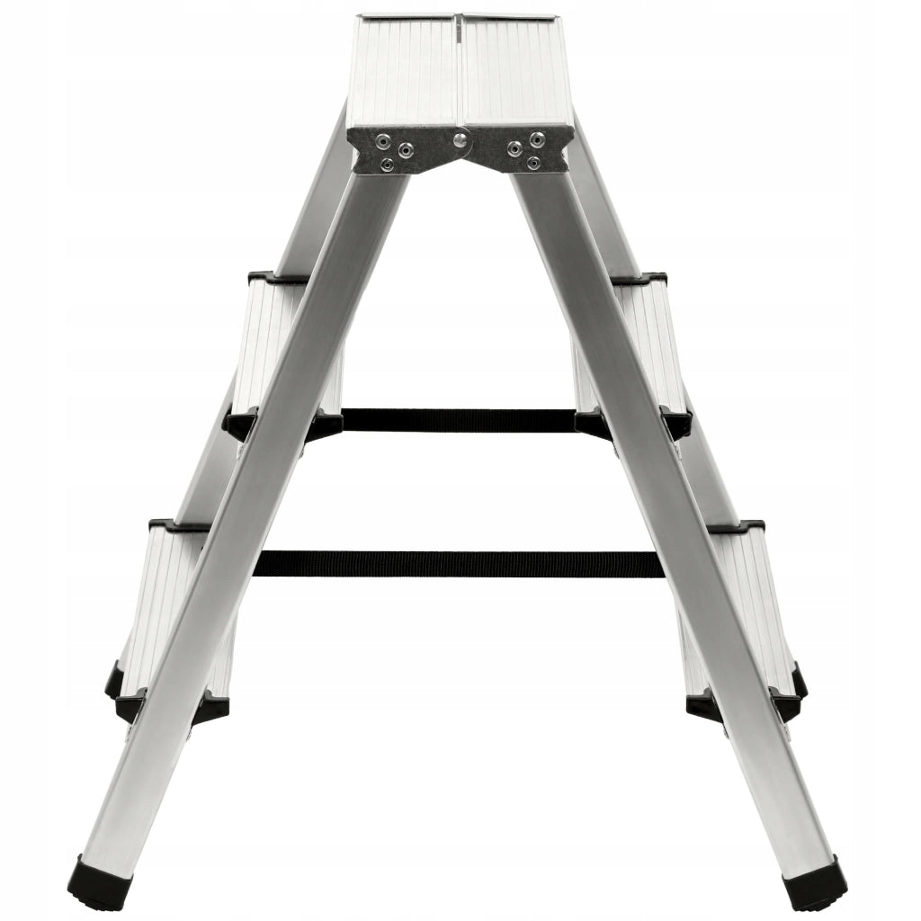 Scala domestica KADAX 2x3 a doppia faccia pieghevole, robusta, portata 125 kg, prodotto polacco.