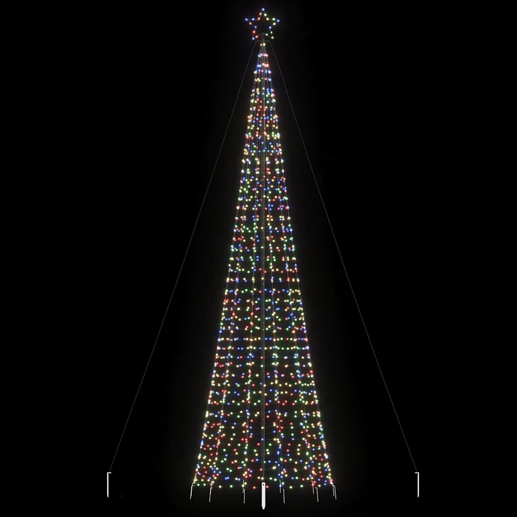 Albero di Natale a LED con Punte 1534 LED Colorato 500 cm 4016407