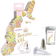 Scrap Cooking XXL con forma di unicorn, realizzato in acciaio inossidabile 18/8, sicuro per l'uso alimentare