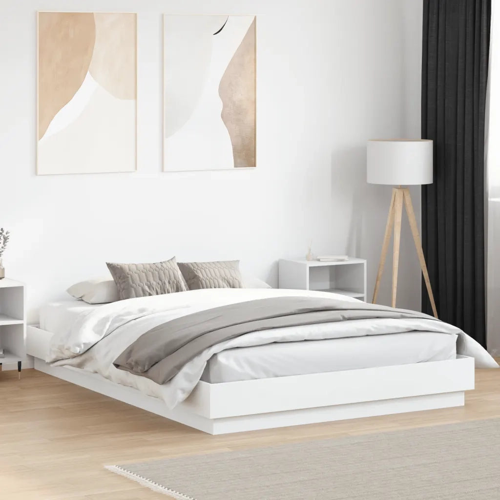 Giroletto Bianco 160x200 cm in Legno Multistrato 3209842