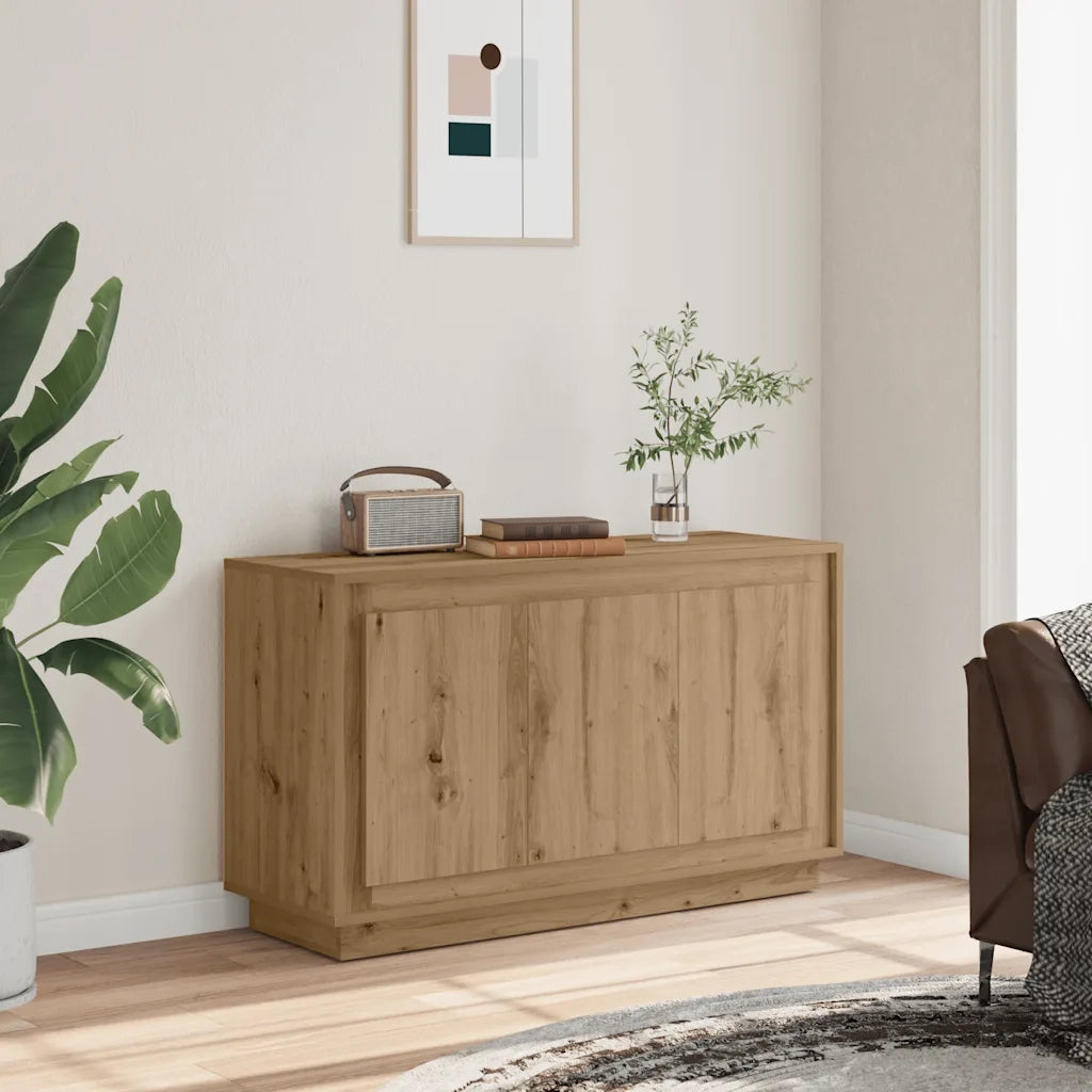 vidaXL Credenza Rovere Artigianale 102x35x55 cm in Legno Multistrato