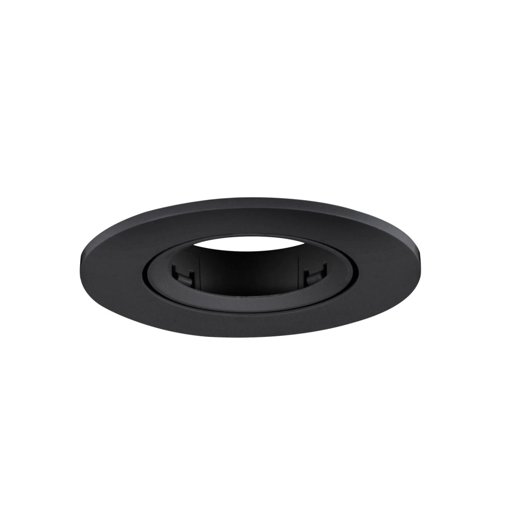Faretto Incasso Moderno Barranco Gu10 Plastiche Nere 1 Luce Gu10 Ip20