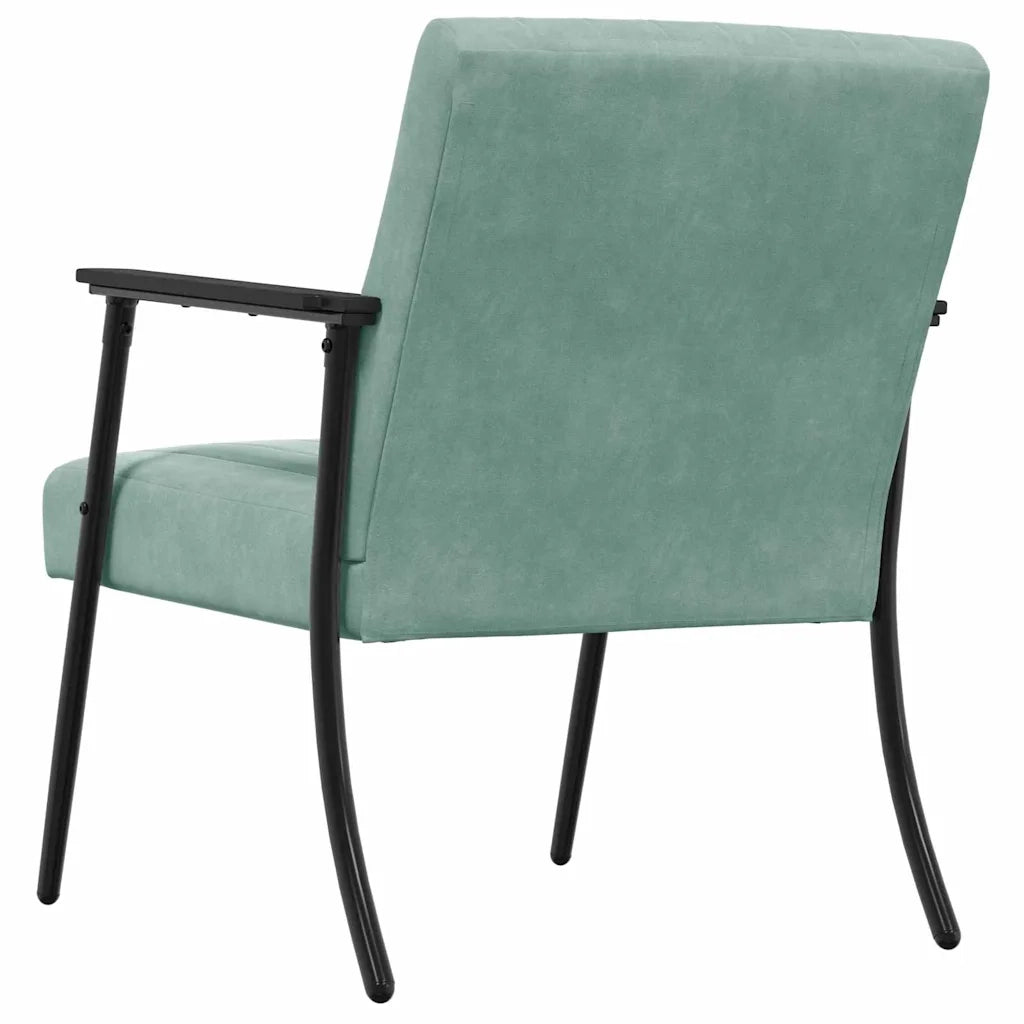 poltrona Verde Mare 59 x 75 x 78 cm Velluto