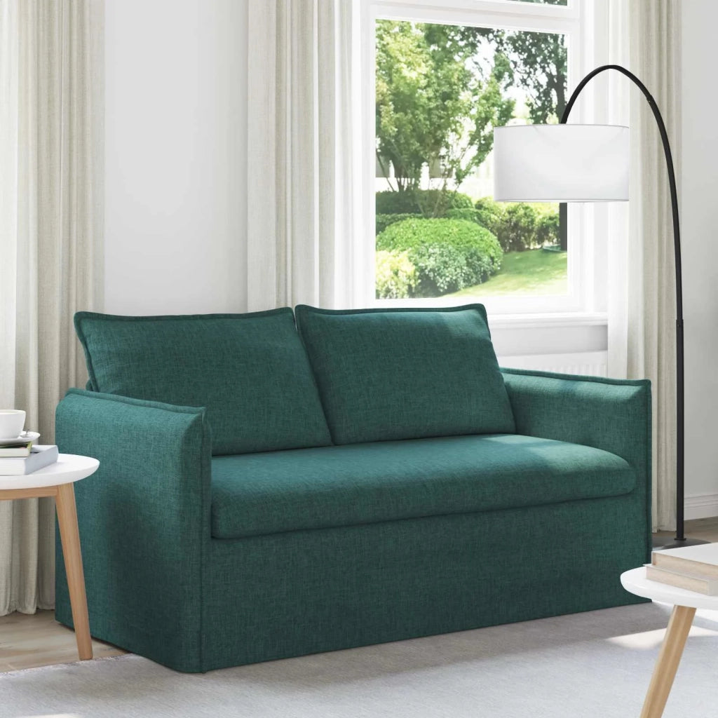 Divano Verde Scuro 156 x 82 x 85 cm Tessuto