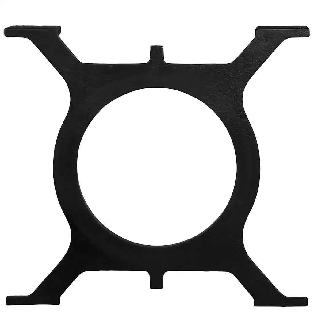Gambe per Tavolino da CaffÃ¨ 2 pz a Forma di O in Ghisa cod mxl 66950