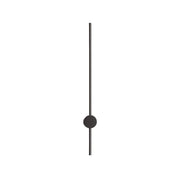 Lampada a parete Enila A LED 20W 1320lm 3000K dimmerabile taglio di fase+push, montatura alluminio titanio, design moderno - Gealuce