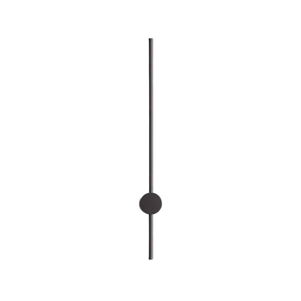 Lampada a parete Enila A LED 20W 1320lm 3000K dimmerabile taglio di fase+push, montatura alluminio titanio, design moderno - Gealuce