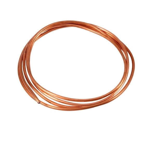 Tubo di rame 2 m canna morbida OD 4 mm x ID 3 mm per raffreddamento sanitario
