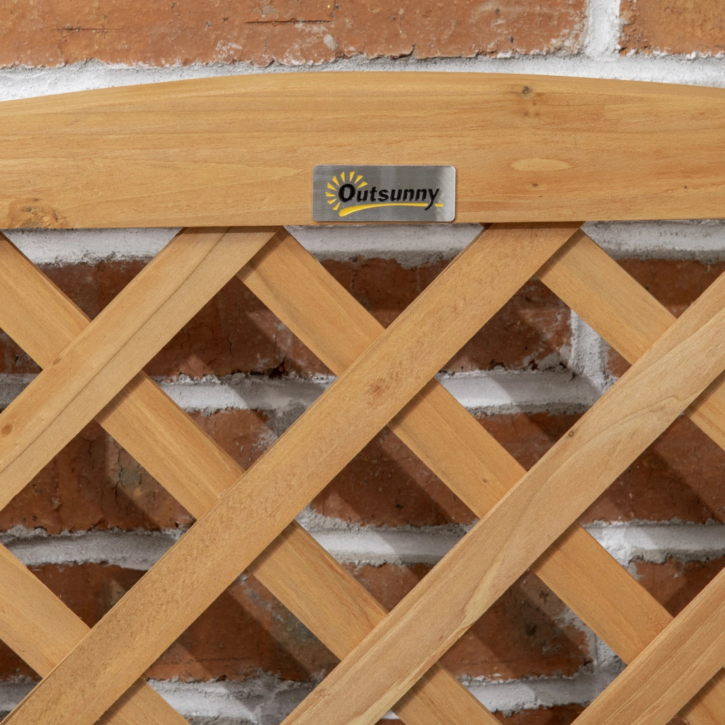 FIORIERA CON TUTORE 45 x 45 x 80 cm in legno massello giallo