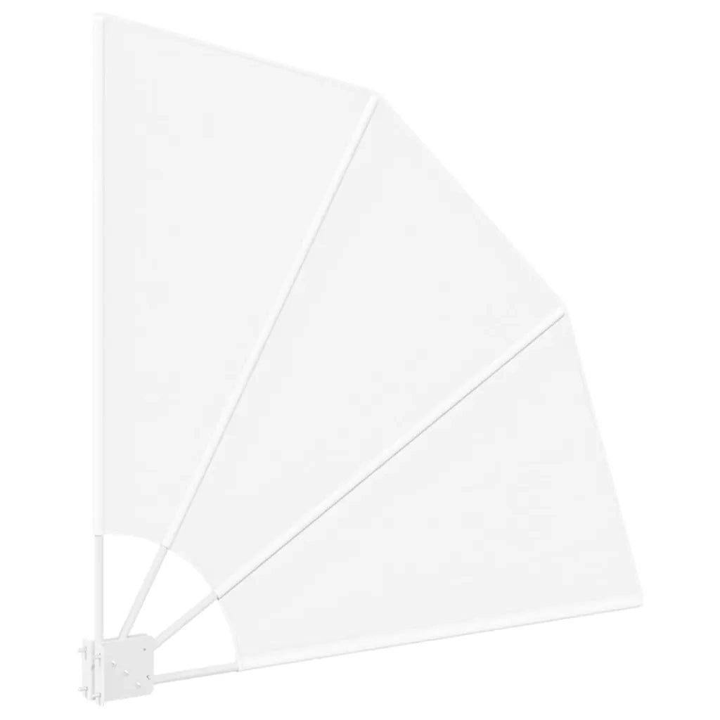 Schermo di Privacy per Balcone-Pannello per privacy 115 x 115 cm Poliestere Bianco