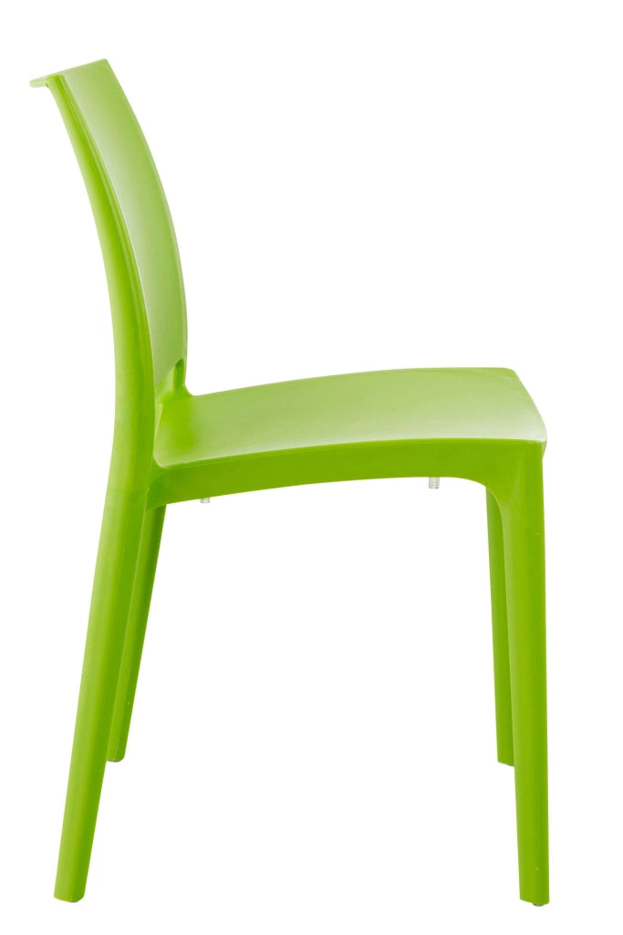 Sedia outdoor Maya impilabile verde