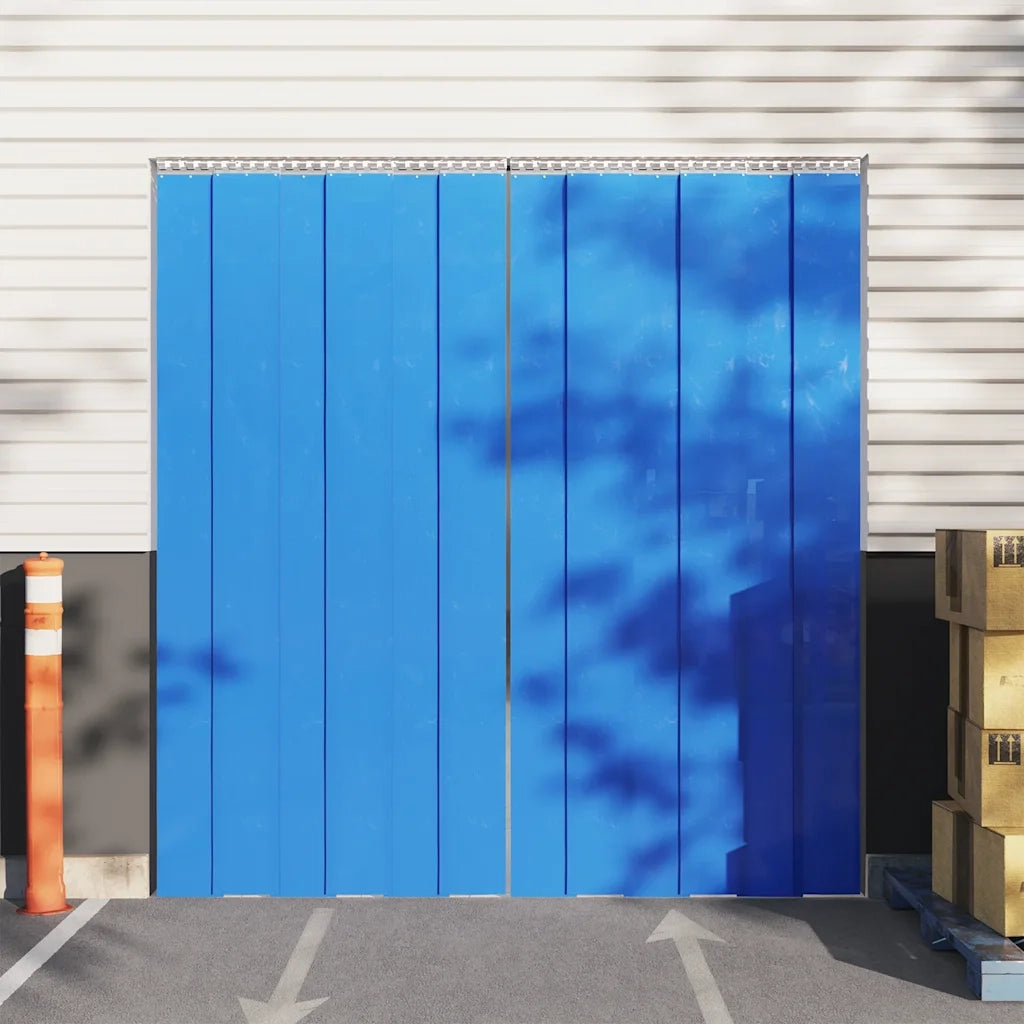 Tenda per Porte Blu 300 mm x 2,6 mm 25 m in PVC 153874