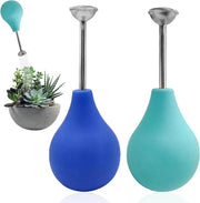 Spruzzatore per piante 224 ml - Giocatore di acqua con contenitore in acciaio inossidabile - Penna di irrigazione in silicone per piccole piante - 2 pezzi